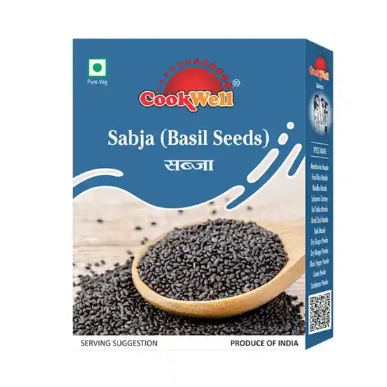 Cookwell Foods Sabja (Basil Seeds) pack