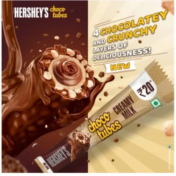 Hershey's Choco Tubes pack